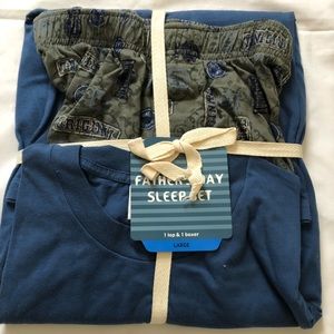 Men’s 2pcs Pajamas Set Sz L